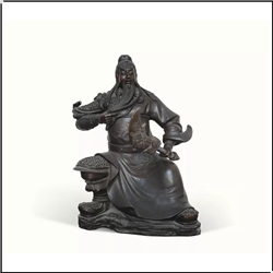 室內(nèi)關公雕像擺件