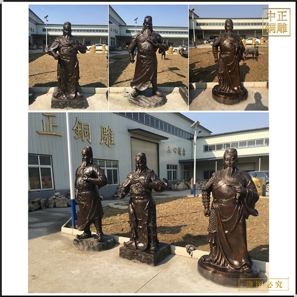 鑄造大型站像銅關公